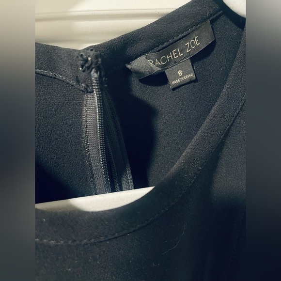 NWOT! Rachel Zoe black sheath dress, Size 8 - Picture 3 of 5